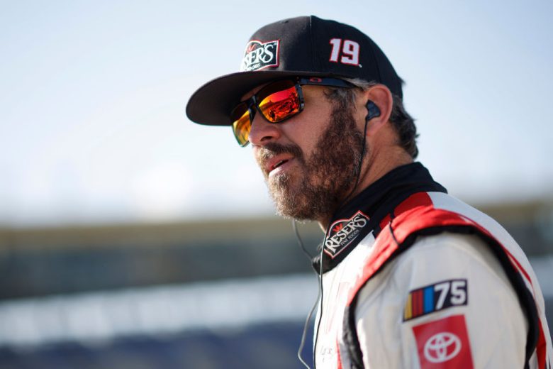 Martin Truex Jr. looks on