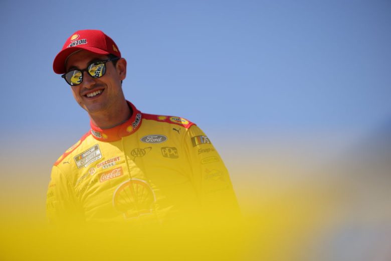 logano looks on