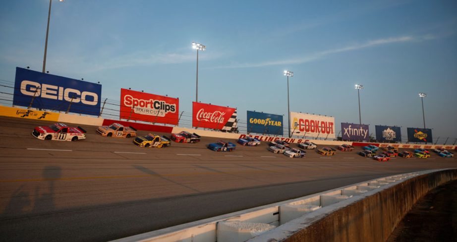 Trucks drive at Darlington