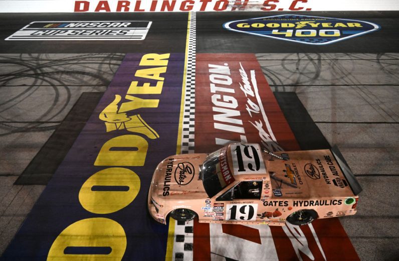 Christian Eckes victory photo