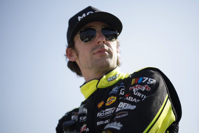 Ryan Blaney looks onward.