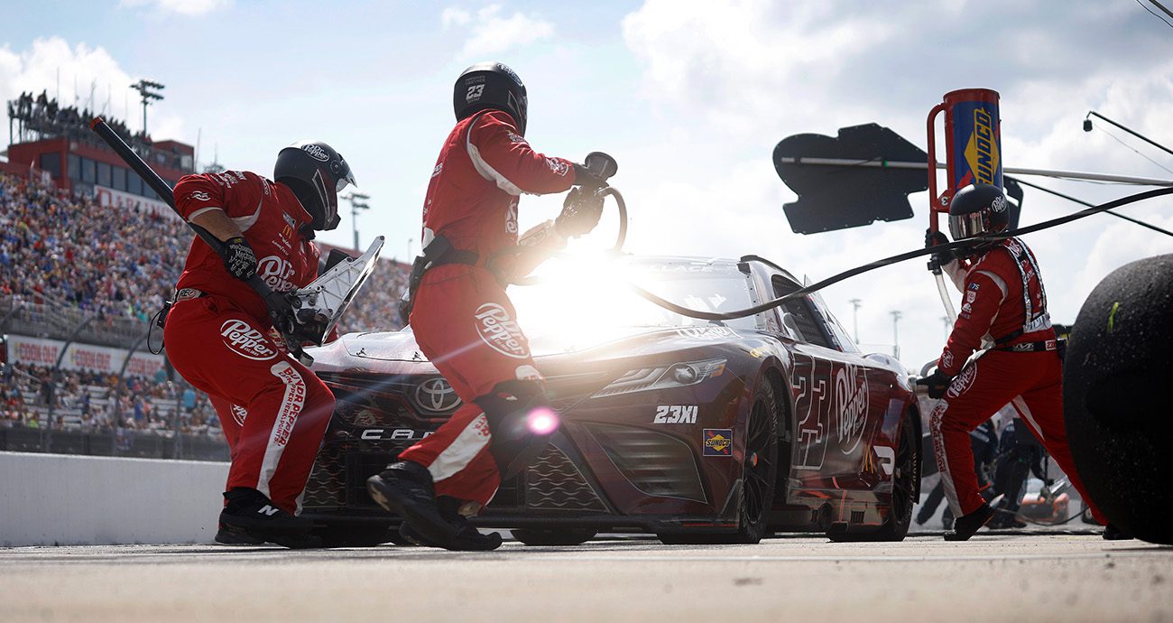 Pit-crew spotlight: Trust is key for Bubba Wallace's No. 23 pit crew