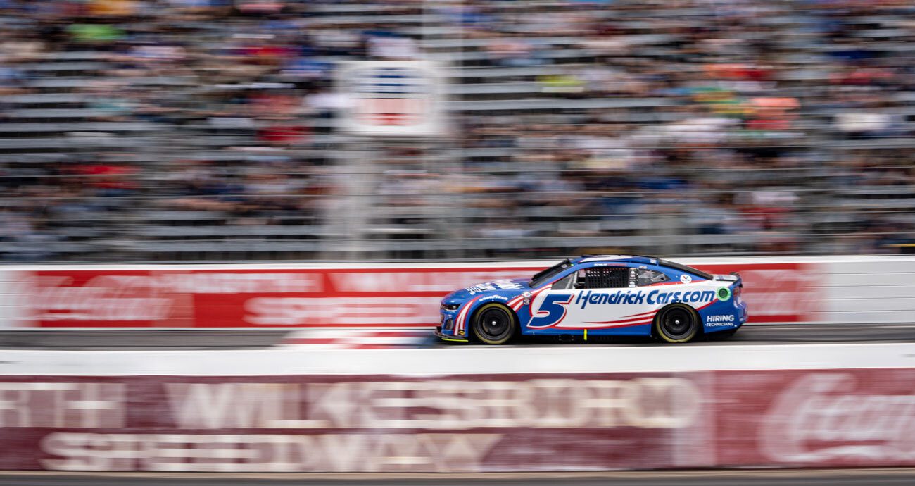 Larson fastest in practice in return to North Wilkesboro NASCAR