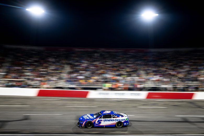 Kyle Larson drives