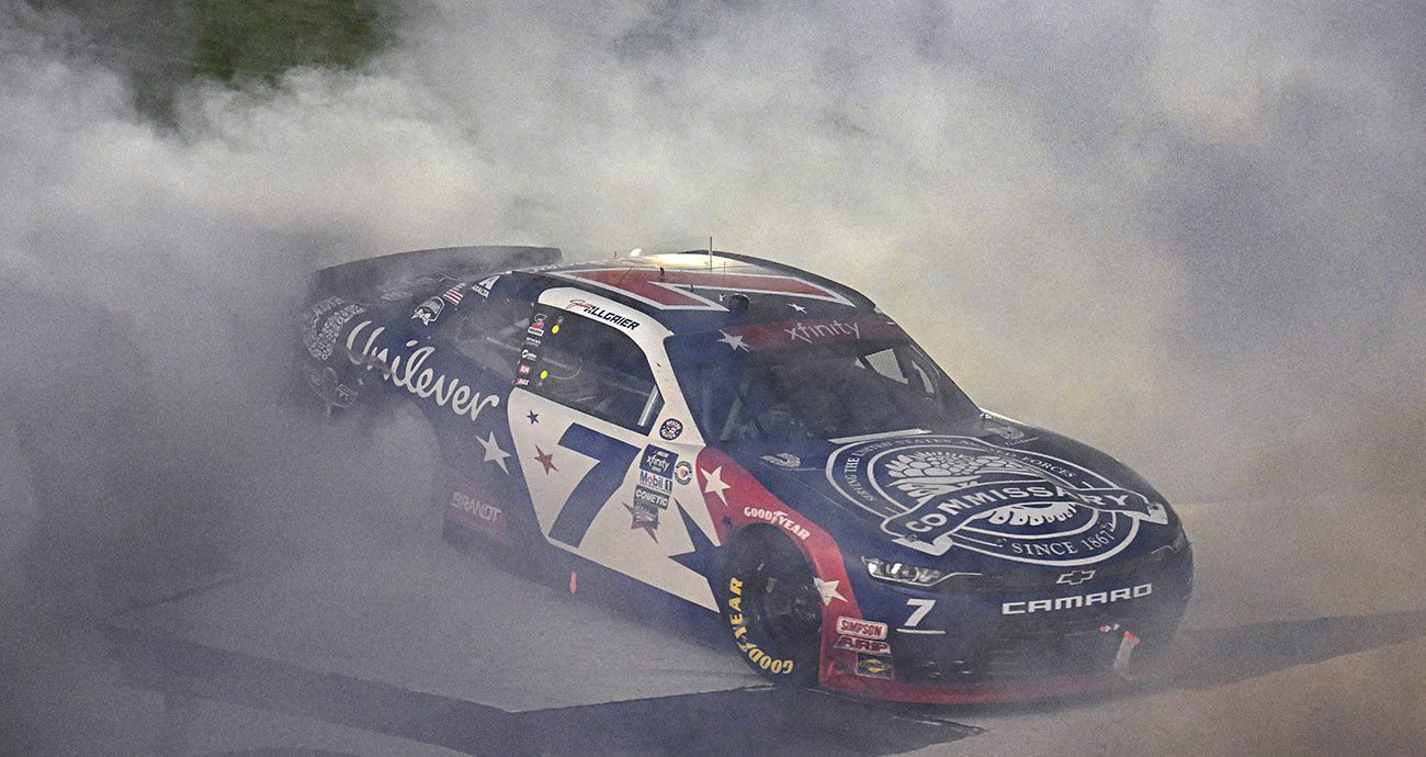 Allgaier hangs on to win 2023 Xfinity race at Charlotte NASCAR