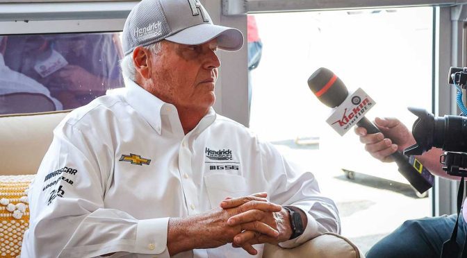 Rick Hendrick accepts Chase Elliott suspension, but calls aggressive driving ‘a fine line’
