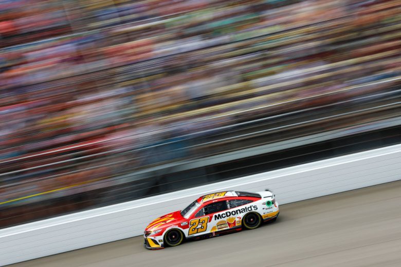 Bubba Wallace drives at Michigan