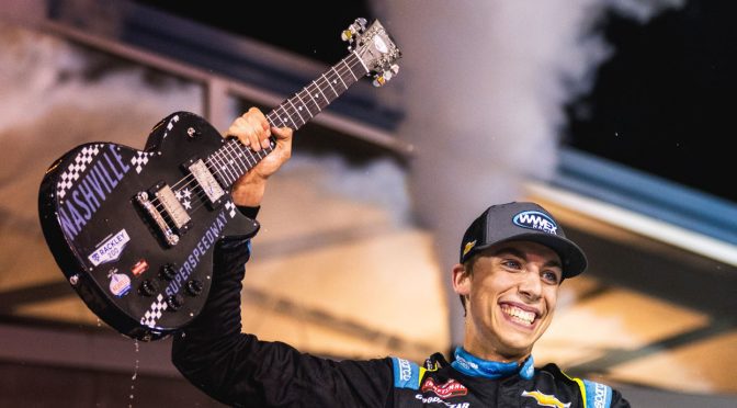 Carson Hocevar holds off Zane Smith for Nashville Truck Series win