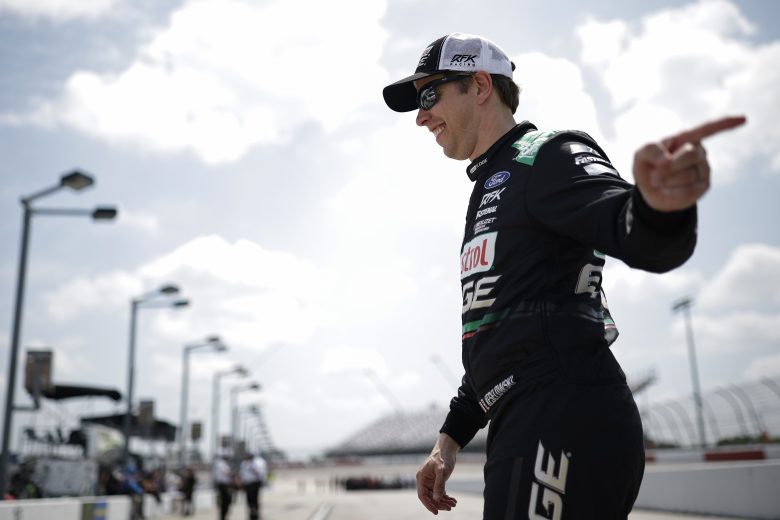 DARLINGTON, SOUTH CAROLINA - MAY 13: Brad Keselowski, driver of the #6 Castrol GTX Ford, walks the grid during qualifying for the NASCAR Cup Series Goodyear 400 at Darlington Raceway on May 13, 2023 in Darlington, South Carolina. (Photo by Jared C. Tilton/Getty Images)