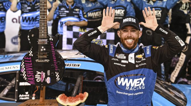 Featured image for Analysis: Chastain hits all the right notes in Nashville, emerges as true championship contender