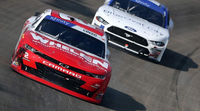 Featured Image for NASCAR officials penalize Sheldon Creed for causing crash at Nashville