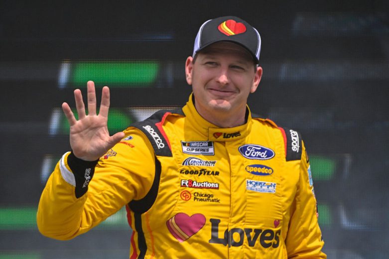 Michael McDowell waves to the crowd