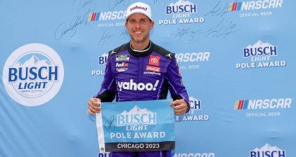 Denny Hamlin wins Cup Series pole for inaugural Chicago Street Race