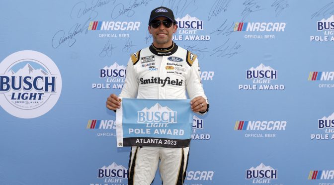 Featured Image for Aric Almirola snags Atlanta pole for Sunday’s Cup race