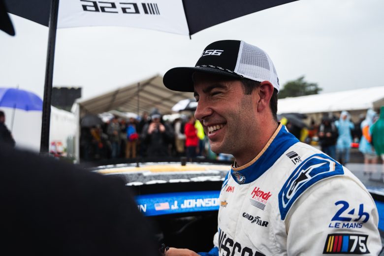 Mike Rockenfeller and the Garage 56 entry at Goodwood.