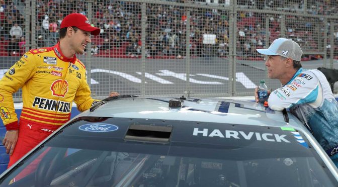Featured Image for Kevin Harvick marks Pocono memory with donation to Joey Logano’s foundation