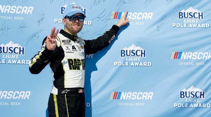 Featured Image for William Byron puts power down in Pocono qualifying, lands Busch Light Pole