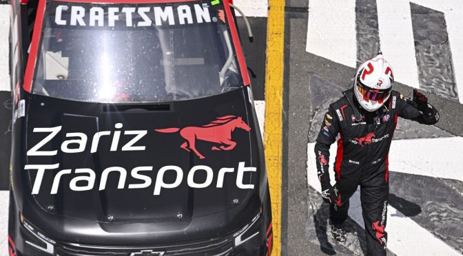 Featured Image for Kyle Busch secures KBM’s 100th Truck Series victory with last-lap pass at Pocono