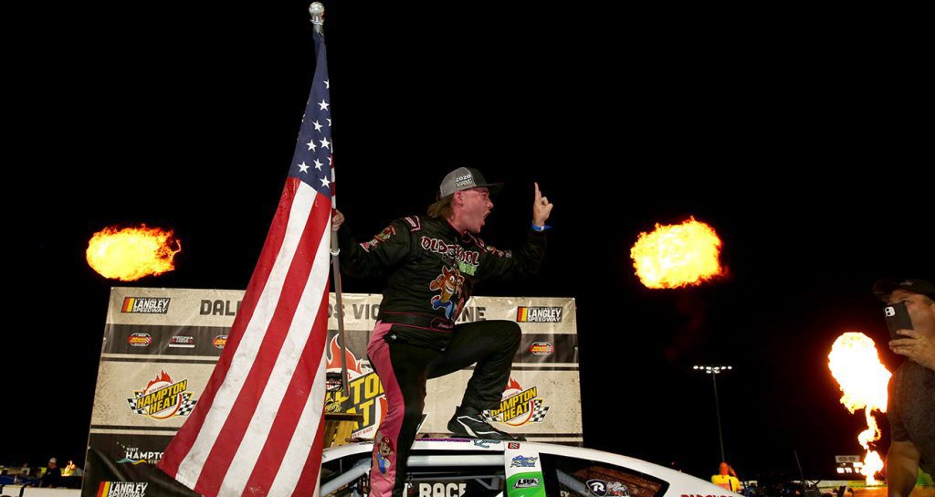 Brenden Queen wins 2023 Hampton Heat 200 at Langley Speedway