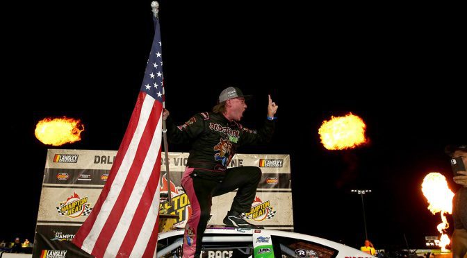 Featured Image for Brenden Queen wins 2023 Hampton Heat 200 at Langley Speedway