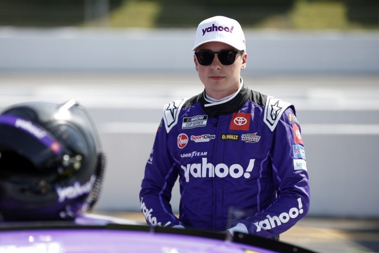 Christopher Bell stands on pit road