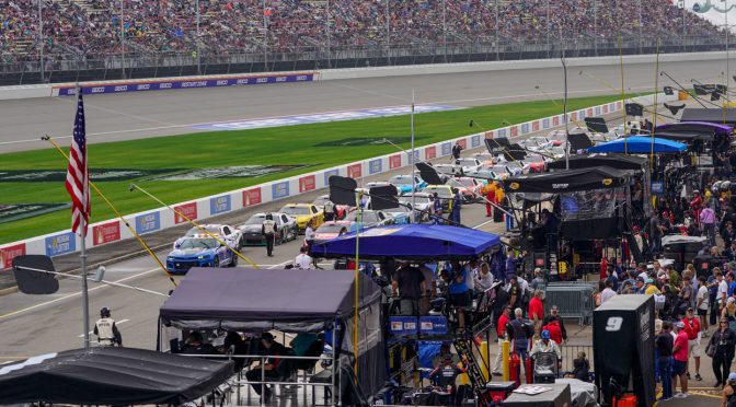Featured image for Rain pushes Cup Series race at Michigan to Monday finish