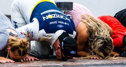 Michael McDowell wins Cup Series race at Indy Road Course, clinches playoff berth
