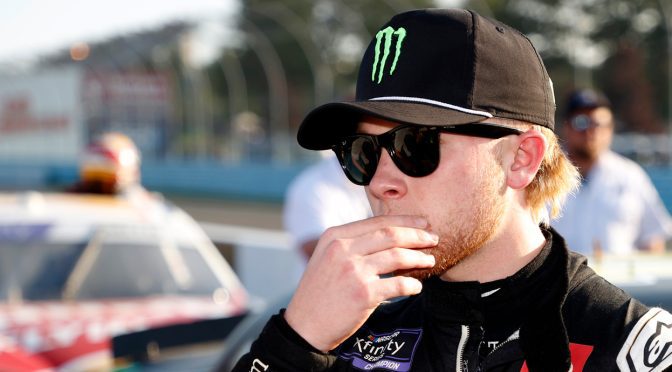 Gibbs’ dominant day at The Glen thwarted by Mayer in Xfinity Series race