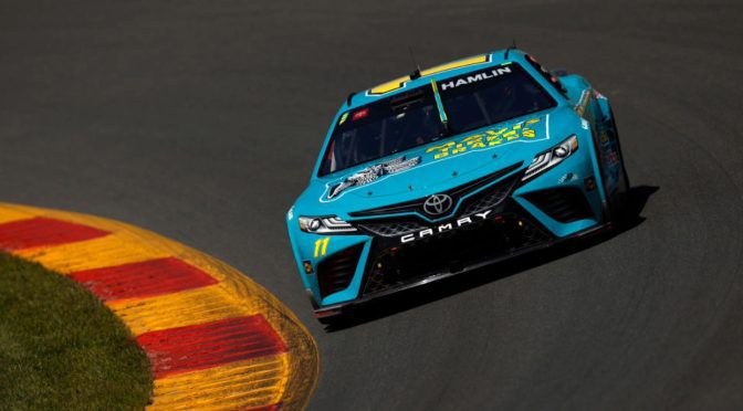 Denny Hamlin wins Busch Light Pole at Watkins Glen