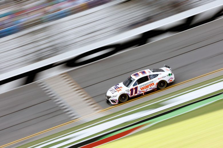 Denny Hamlin drives at Daytona