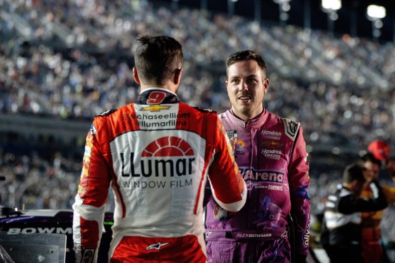 Chase Elliott and Alex Bowman talk about the race.