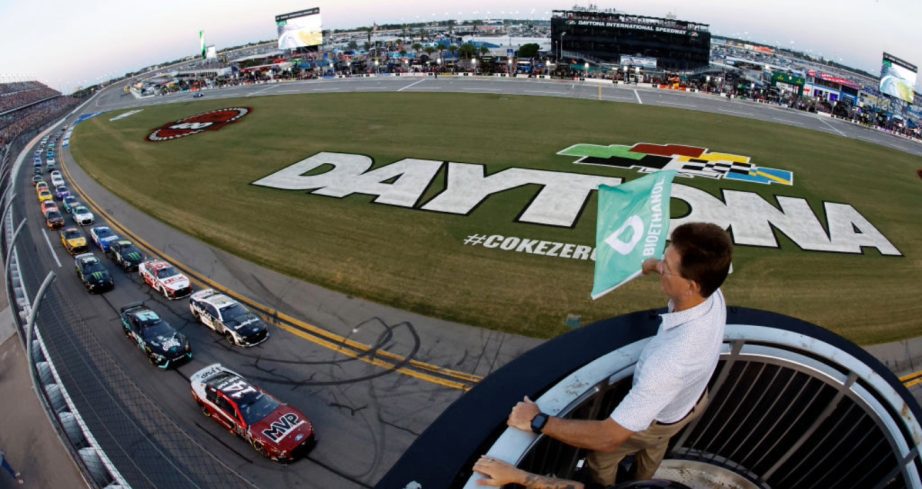 The NASCAR Cup Series field takes the green flag at Daytona