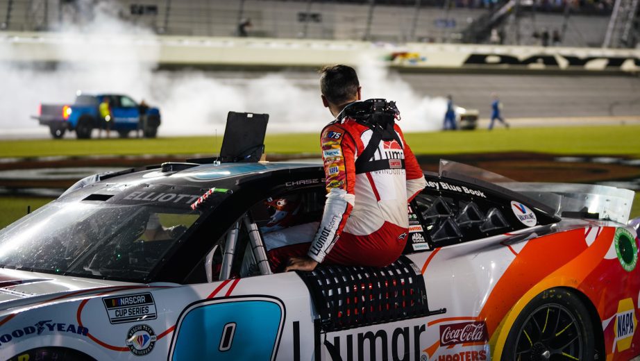 Chase Elliott after the Coke Zero Sugar 400 at Daytona.