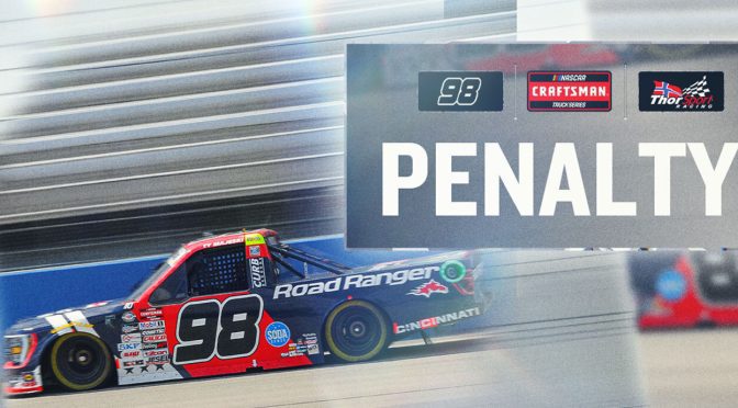 Featured Image for ThorSport No. 98 team issued L2 penalty for violations at Milwaukee
