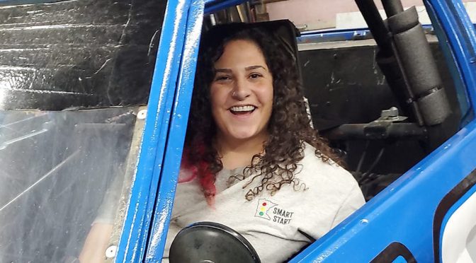Featured image for Fearless Taylor Goldman looks to bring other young racers along for the ride at Elko Speedway
