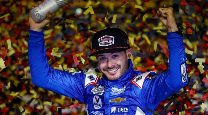 Kyle Larson streaks to Southern 500 win in NASCAR Playoffs opener