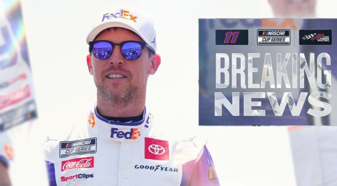 Denny Hamlin signs multiyear contract extension with Joe Gibbs Racing