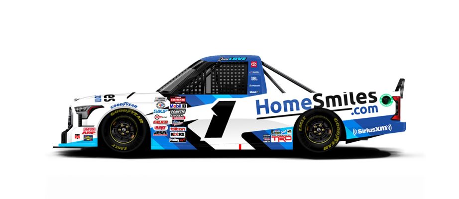 A general rendition of Jesse Love's No. 1 Toyota.