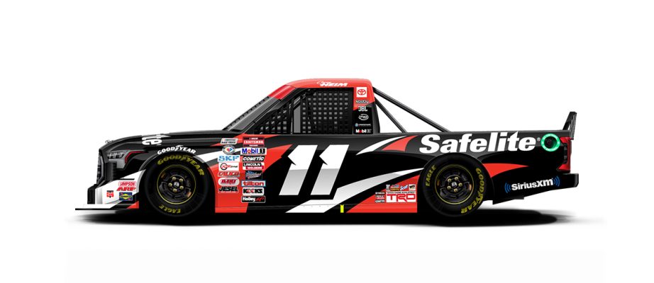 A general rendition of Corey Heim's No. 11 Toyota.