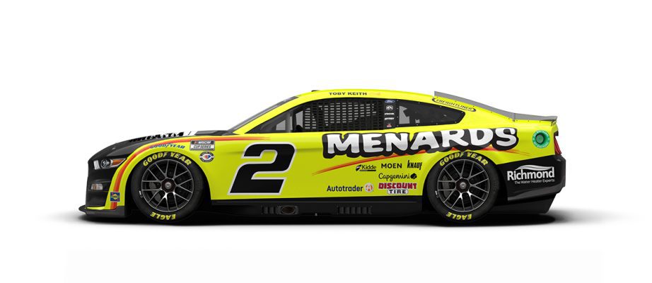 A general rendition of Austin Cindric's No. 2 Ford.
