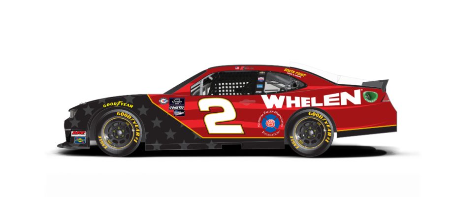 A general rendition of Sheldon Creed's No. 2 Chevrolet.