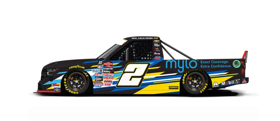 A general rendition of Nick Sanchez's No. 2 Chevrolet.