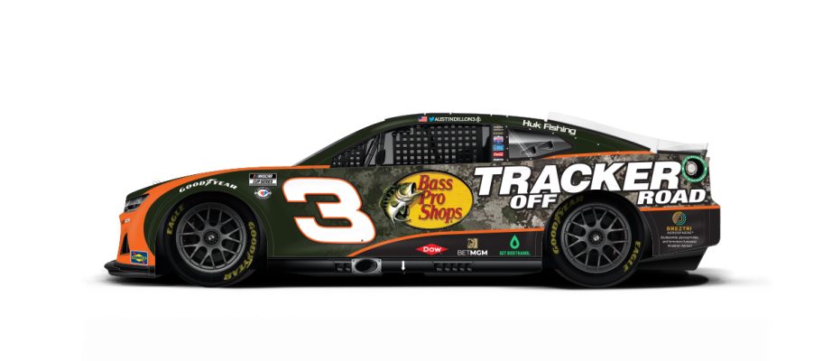 A general rendition of Austin Dillon's No. 3 Chevrolet.