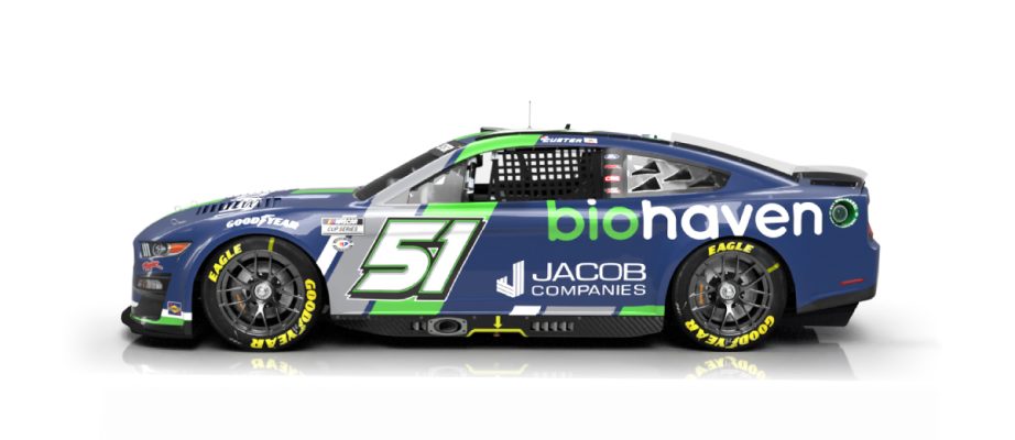 A general rendition of Cole Custer's No. 51 Ford.