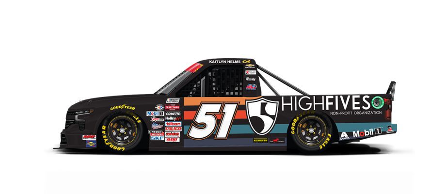 A general rendition of Jack Wood's No. 51 Chevrolet.