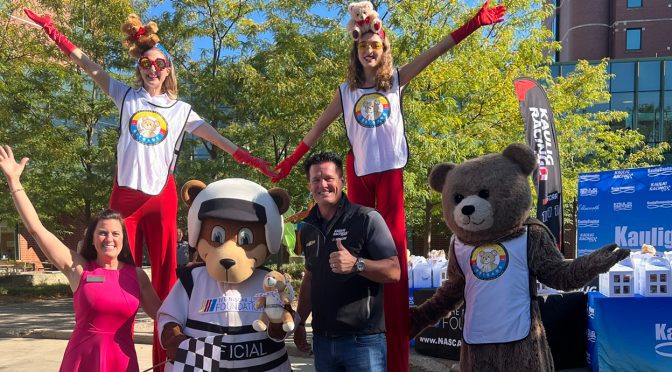 The NASCAR Foundation’s Speedy Bear Brigade Powered by Kaulig Giving to visit 100 hospitals