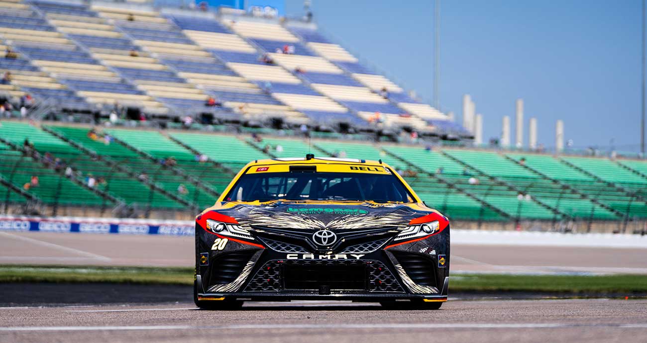Christopher Bell takes pole position in Kansas qualifying NASCAR