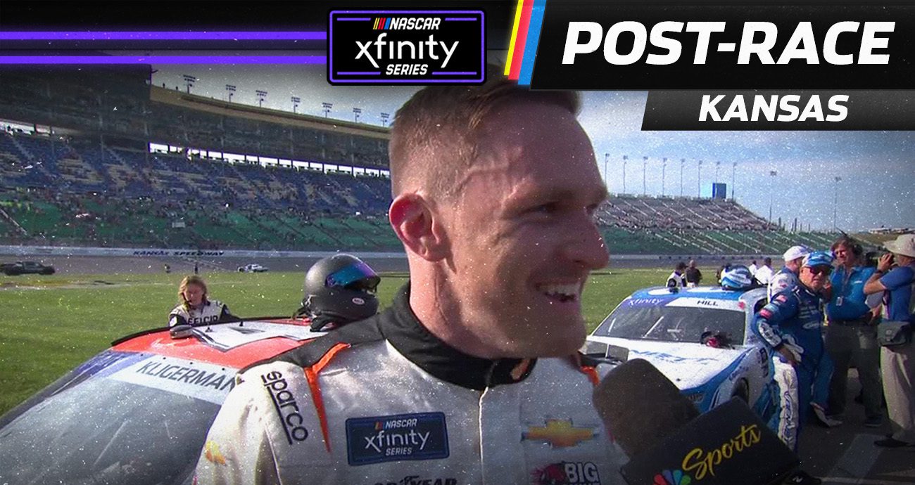 Parker Kligerman clinches 2023 playoff berth at Kansas NASCAR