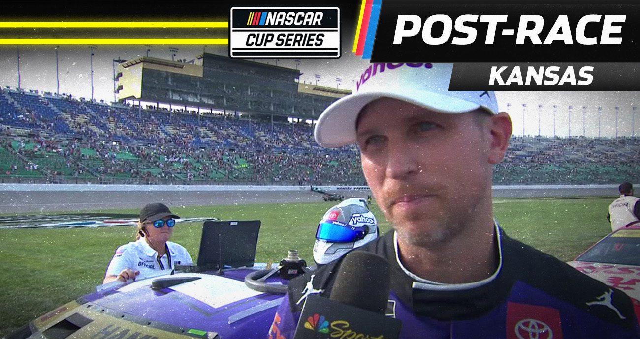 Post-race Reaction: Denny Hamlin Talks Late Race Incident And Strategy