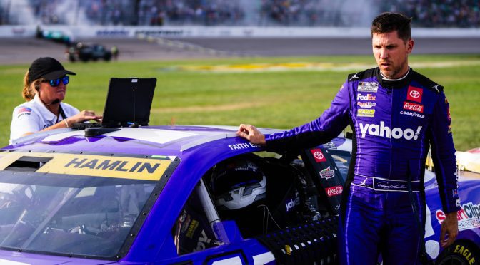 Denny Hamlin a Kansas runner-up to 23XI’s Reddick: ‘This one just stings a little bit more’